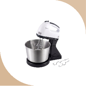 BATIDORA ELECTRICA CON BASE (80458)