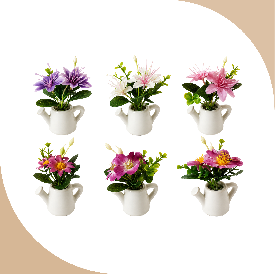 MACETA CON PLANTA ARTIFICIAL (AF1261)