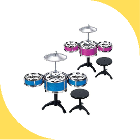 BATERIA PARA NIÑOS CON ACCESORIOS (AR-6789-2)
