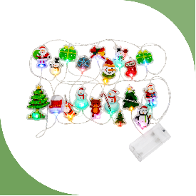 LUCES NAVIDEÑAS STICKERS (9373X12)