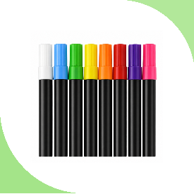 PLUMONES ACRILICOS X8