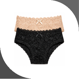 BIKINI ENCAJE PIERNA SESGO PLANO 711